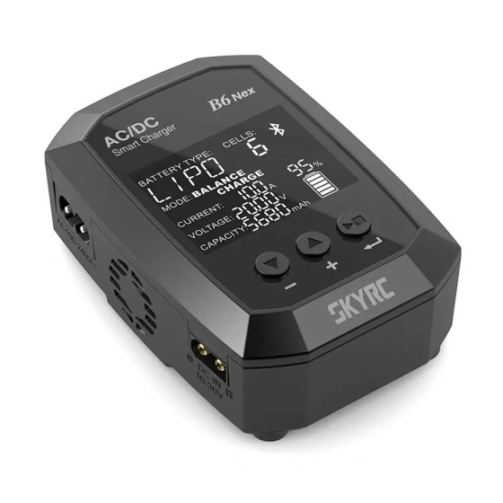 Hot Sales SKYRC B6 Nex Charger 200W 1-6s Li-Ion LiHV LiFe NiMH Pb Battery for RC FPV Racing Freestyle Drones DIY Parts